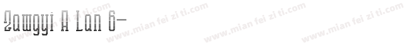 Zawgyi A Lan 6字体转换